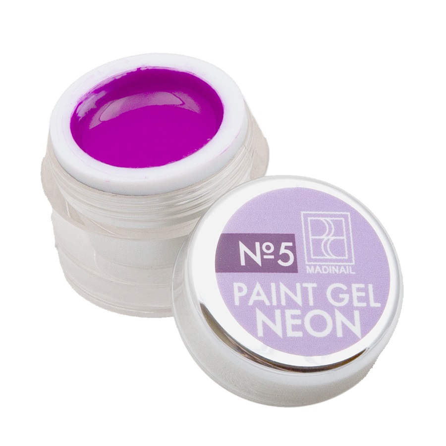 картинка Гель-краска неон #5, фиолетовый, 7 гр от магазина MADINAIL 
