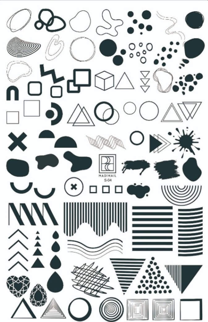 картинка Пластина для стемпинга S-04 от магазина MADINAIL 