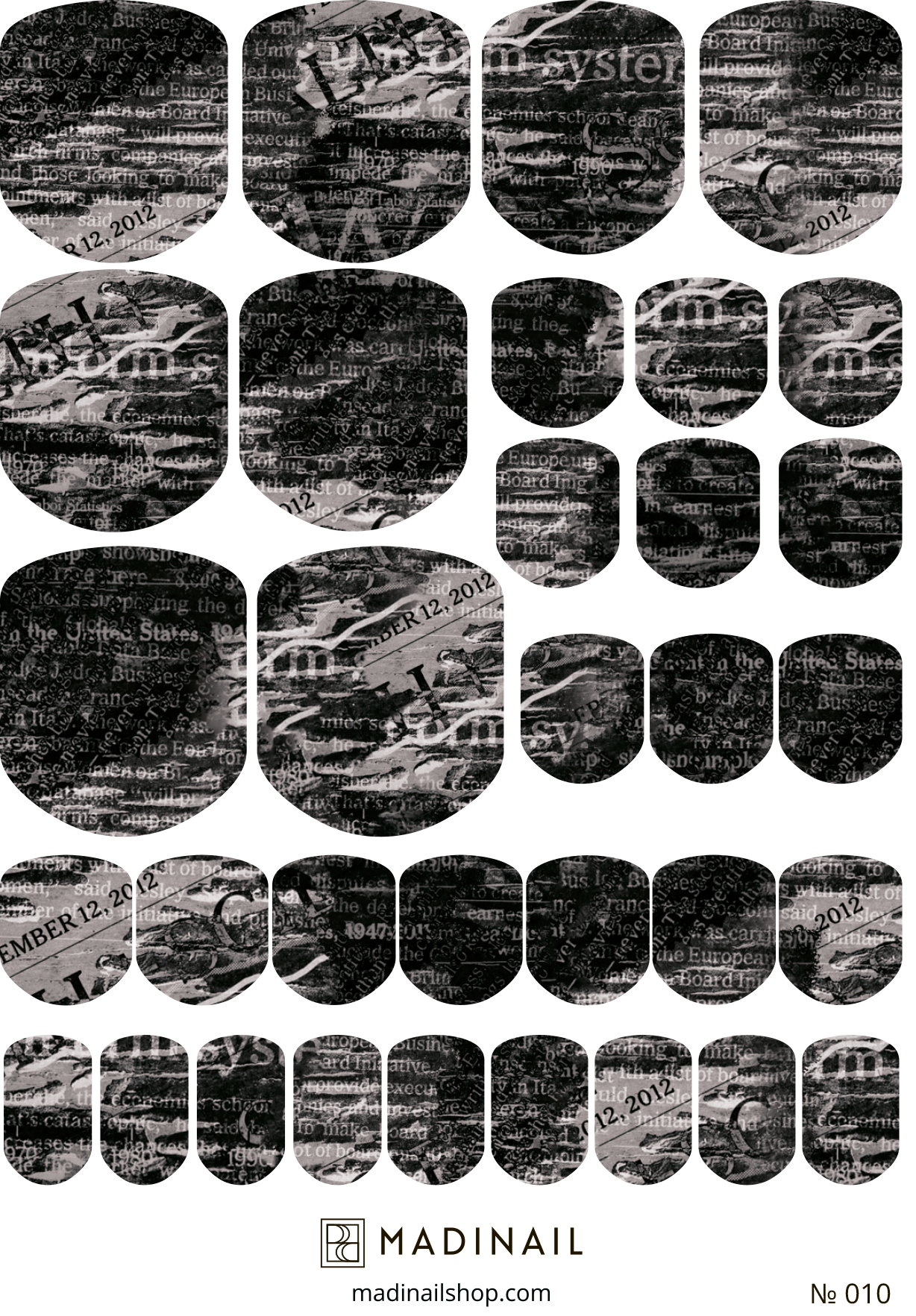 картинка Пленка для педикюра №010 от магазина MADINAIL 