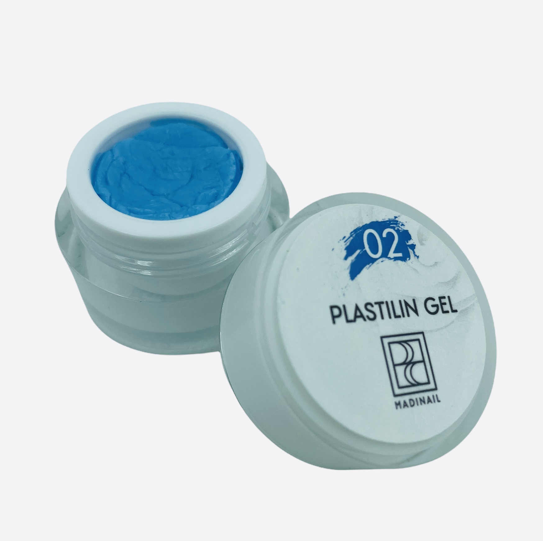 картинка Гель-пластилин №2, голубой, 5 гр от магазина MADINAIL 