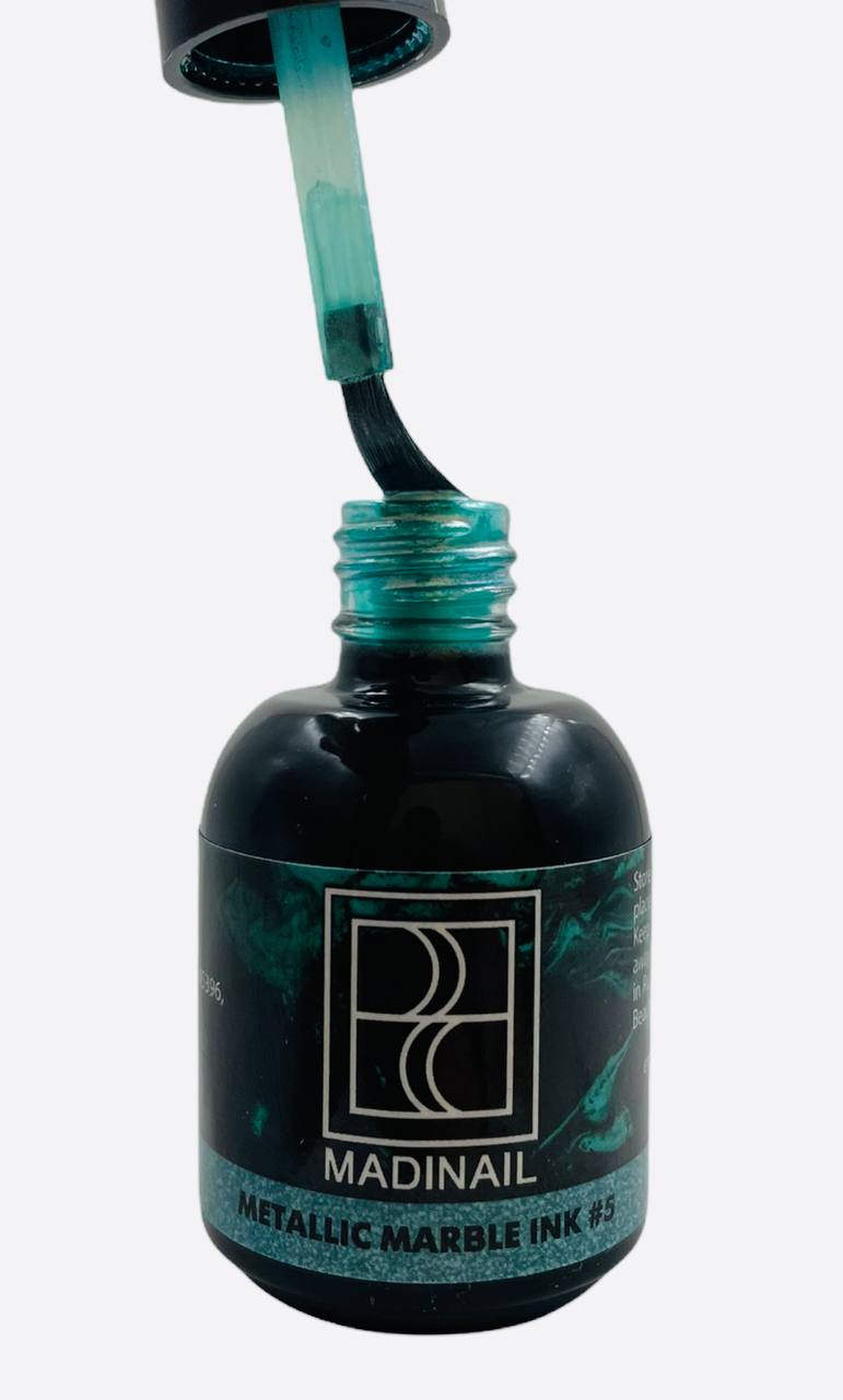 картинка Акварельные капли Металлик №5  от магазина MADINAIL 