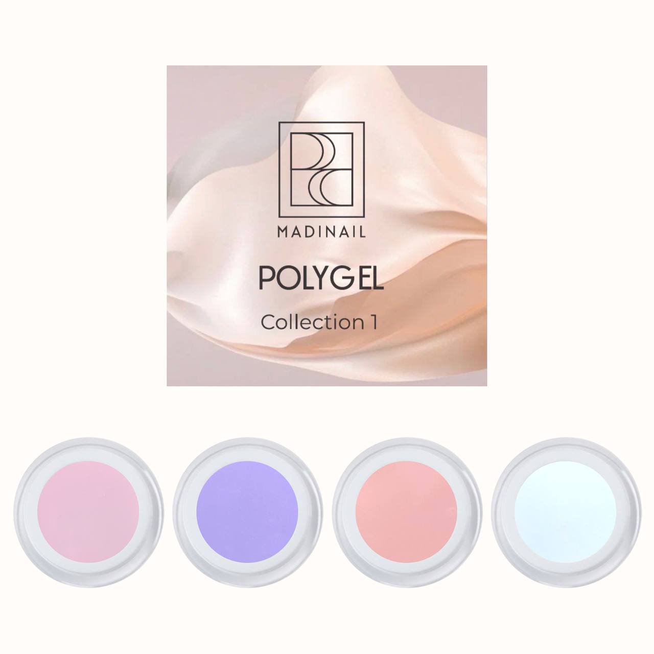 картинка Набор Polygel Collection №1 (4 шт*20 мл) от магазина MADINAIL 