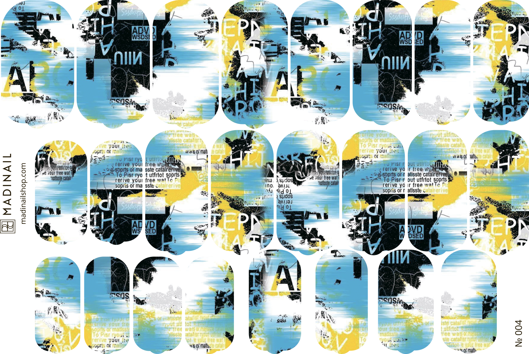 картинка Пленка для маникюра №004 от магазина MADINAIL 