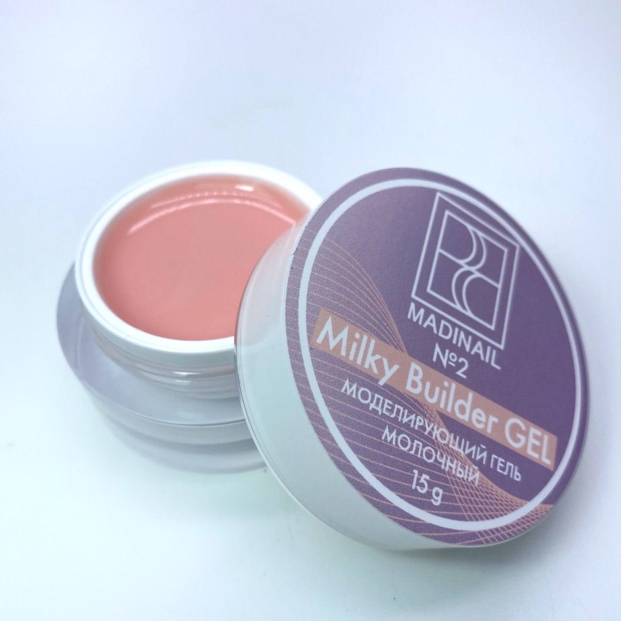 картинка Гель молочный #02, 15 гр от магазина MADINAIL 