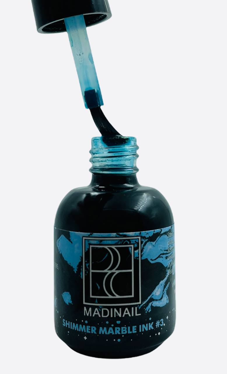 картинка Акварельные капли с шиммером №3  от магазина MADINAIL 