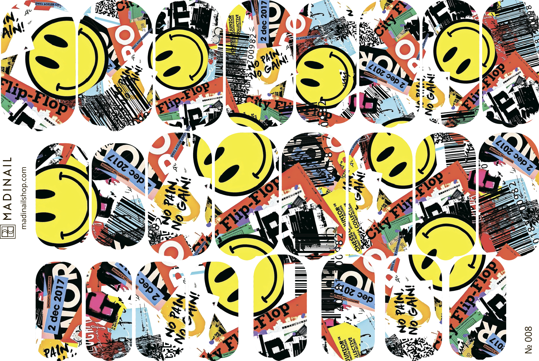 картинка Пленка для маникюра №008 от магазина MADINAIL 