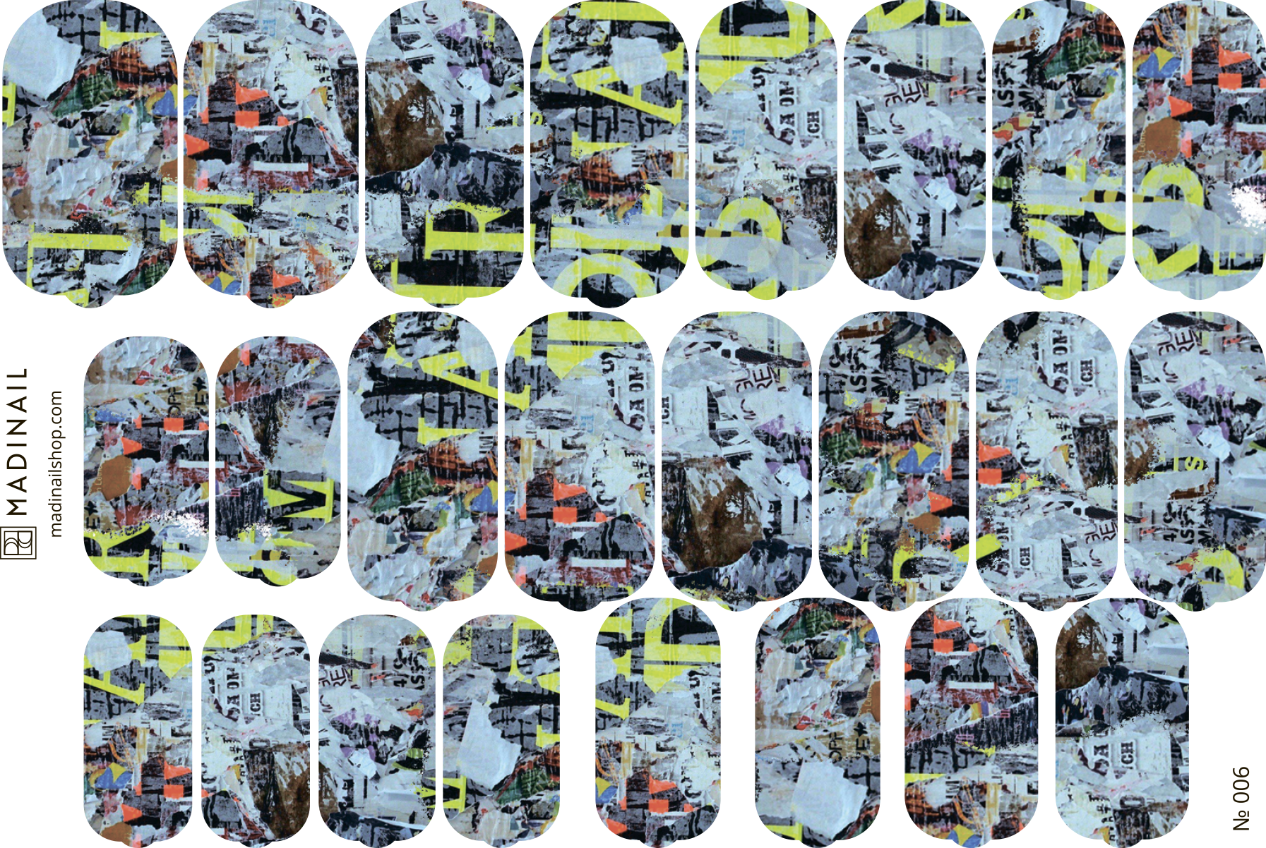 картинка Пленка для маникюра №006 от магазина MADINAIL 