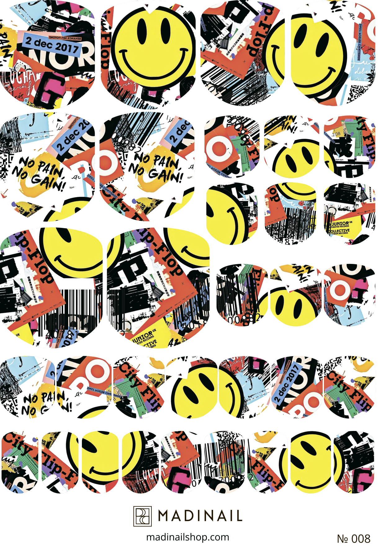 картинка Пленка для педикюра №008 от магазина MADINAIL 