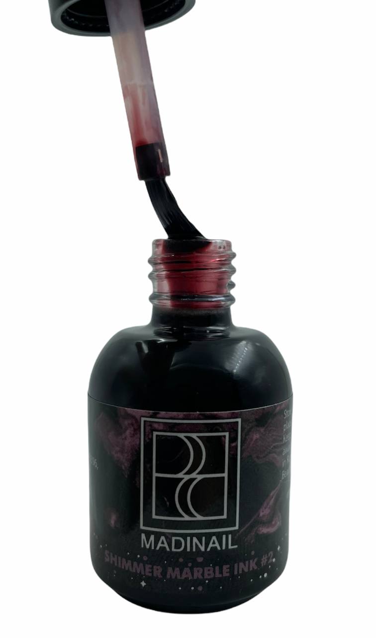 картинка Акварельные капли с шиммером №2 от магазина MADINAIL 