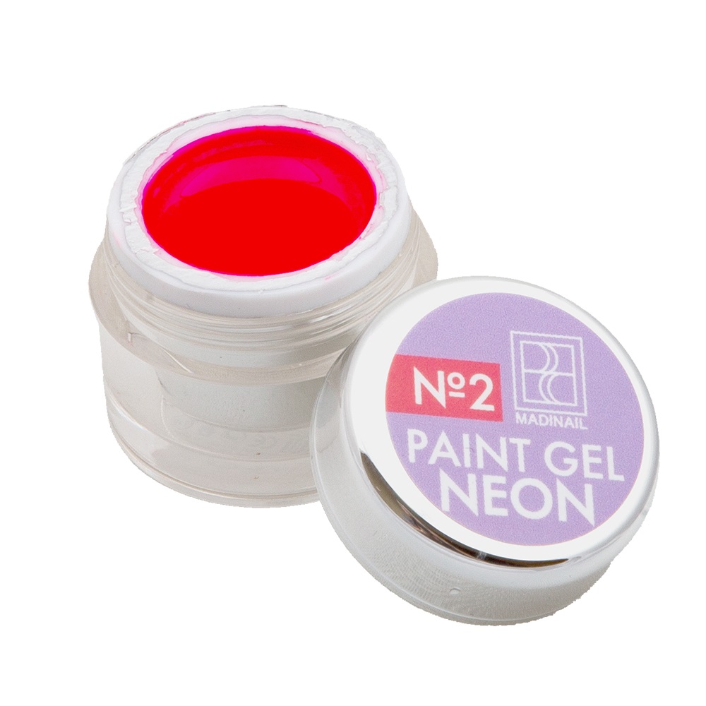 картинка Гель-краска неон #2, розовый, 7 гр от магазина MADINAIL 