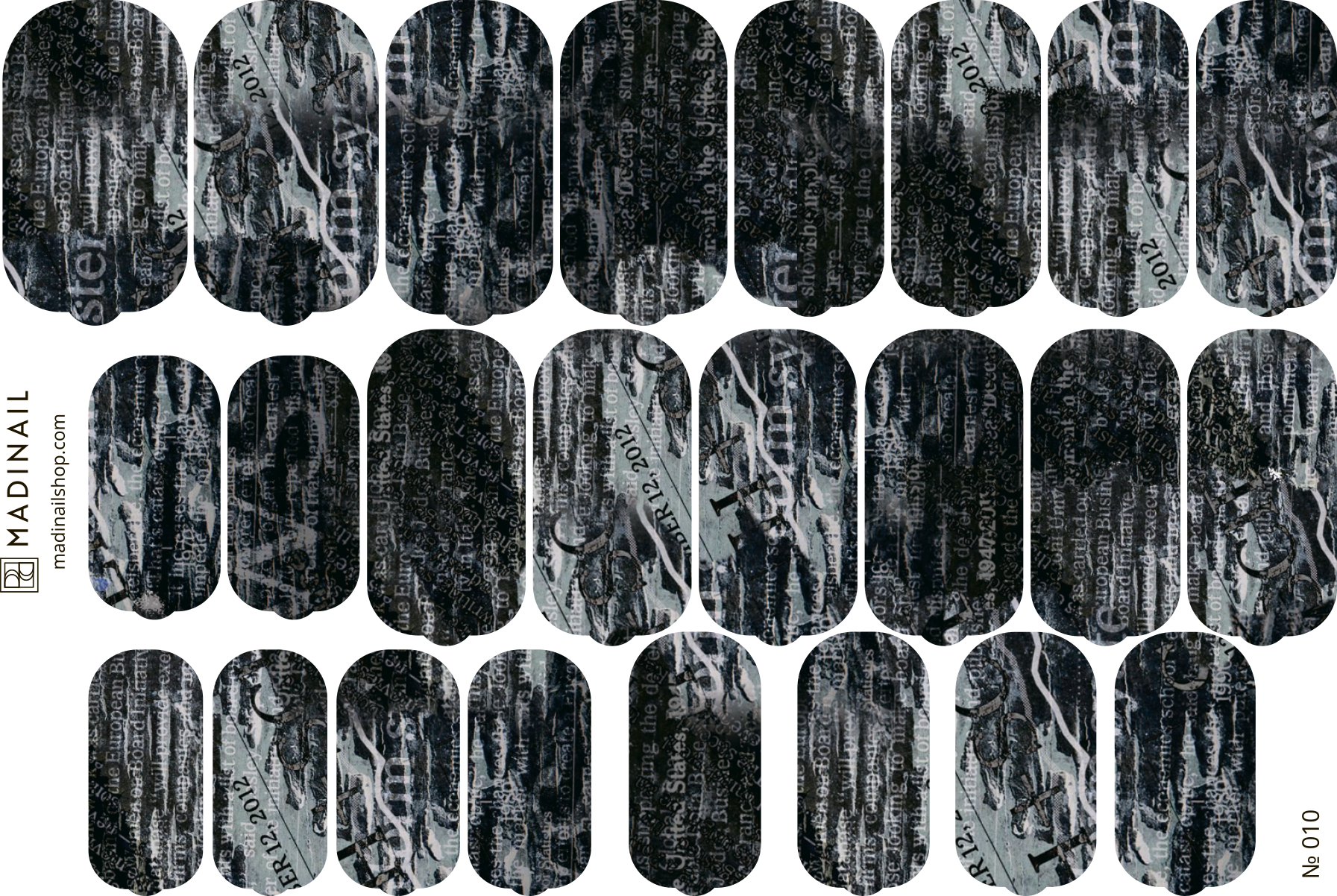 картинка Пленка для маникюра №010 от магазина MADINAIL 