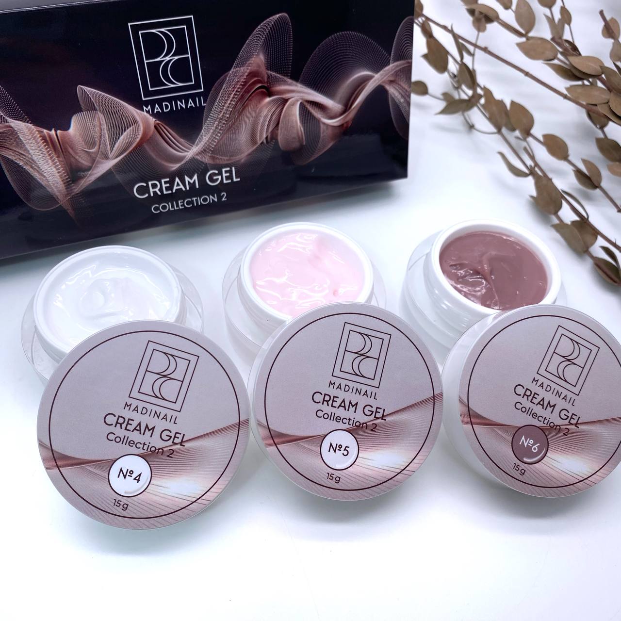 картинка Набор Cream Gel Collection #2 (3шт*15мл) от магазина MADINAIL 