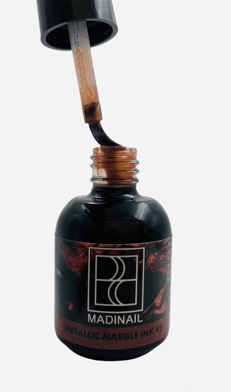 картинка Акварельные капли Металлик №3  от магазина MADINAIL 