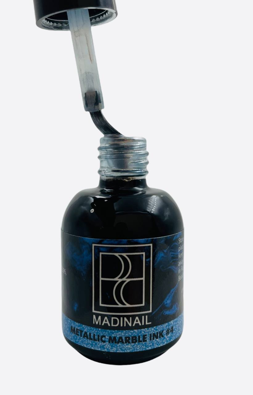 картинка Акварельные капли Металлик №4  от магазина MADINAIL 