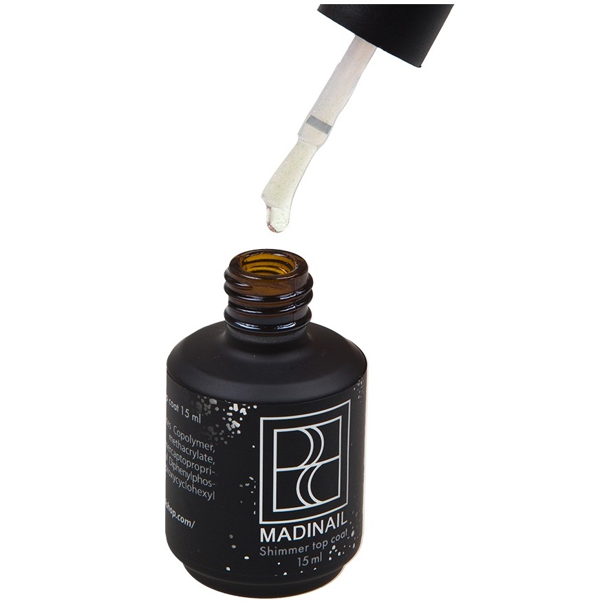 картинка Топ глянцевый с шиммером #2, 15 мл от магазина MADINAIL 