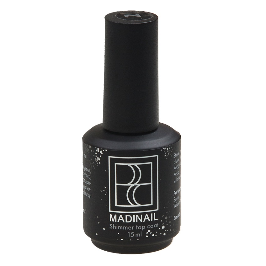 картинка Топ глянцевый с шиммером #2, 15 мл от магазина MADINAIL 
