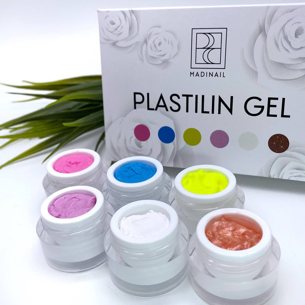 картинка Набор 4D Plasticine gel (6 шт*5 гр) от магазина MADINAIL 