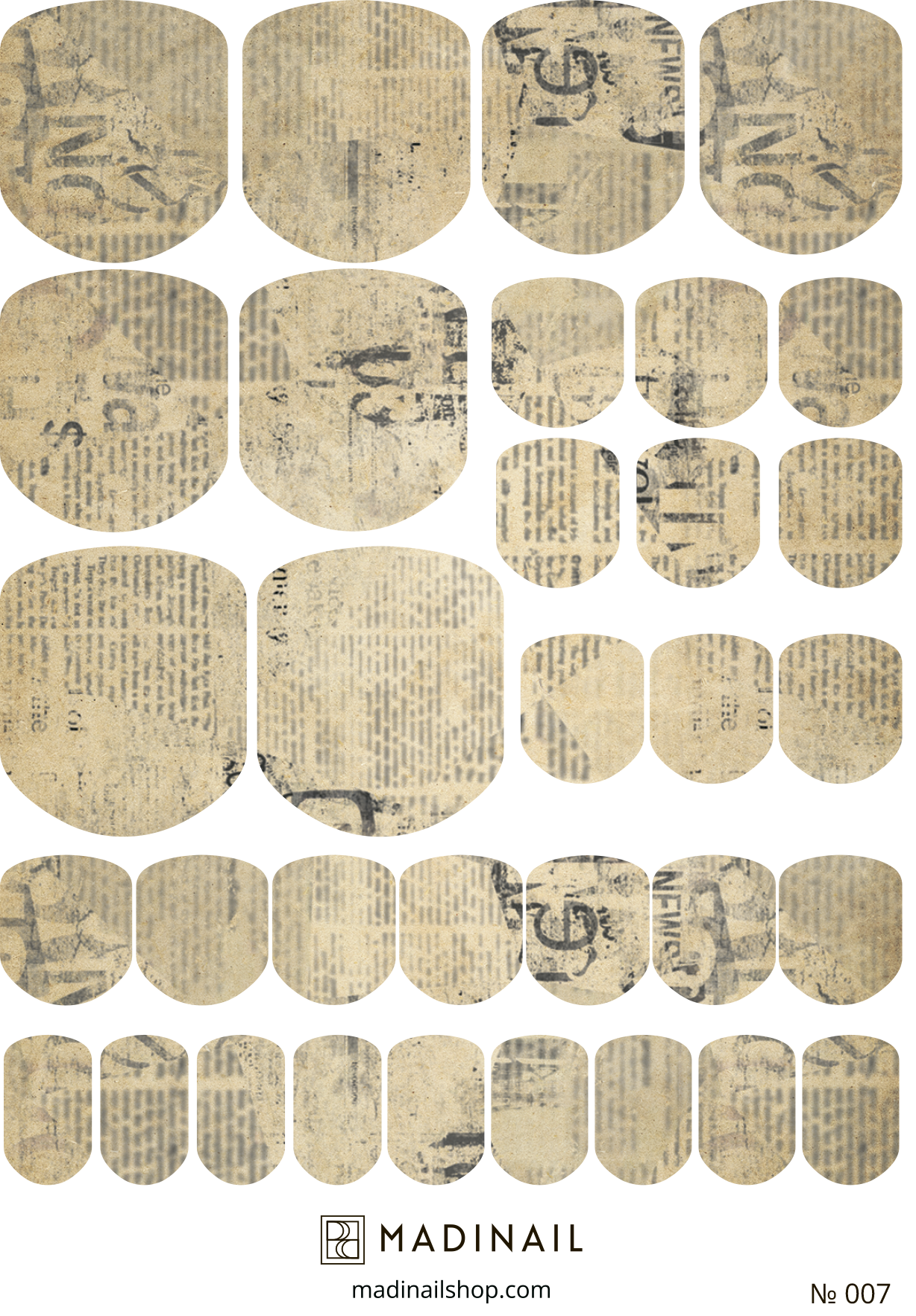 картинка Пленка для педикюра №007 от магазина MADINAIL 