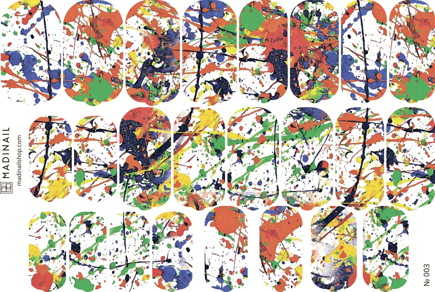 картинка Пленка для маникюра №003 от магазина MADINAIL 