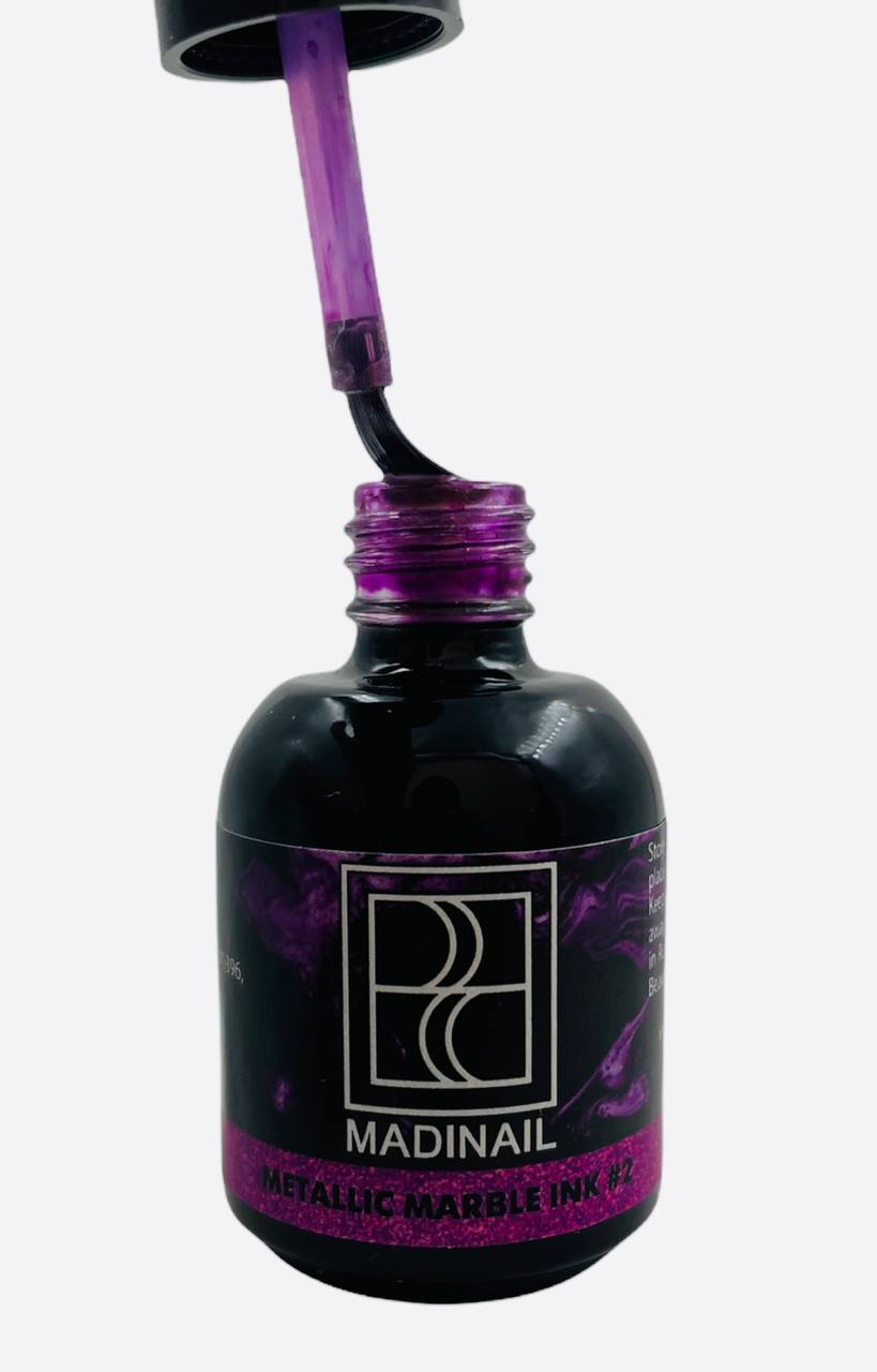 картинка Акварельные капли Металлик №2  от магазина MADINAIL 